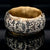 Silver Wedding Ring, Viking Compass Ring , Monogram Ring, Vesvigir Ring, Nordic Symbol Ring, Unique Wedding Band, Handmade Silver Ring