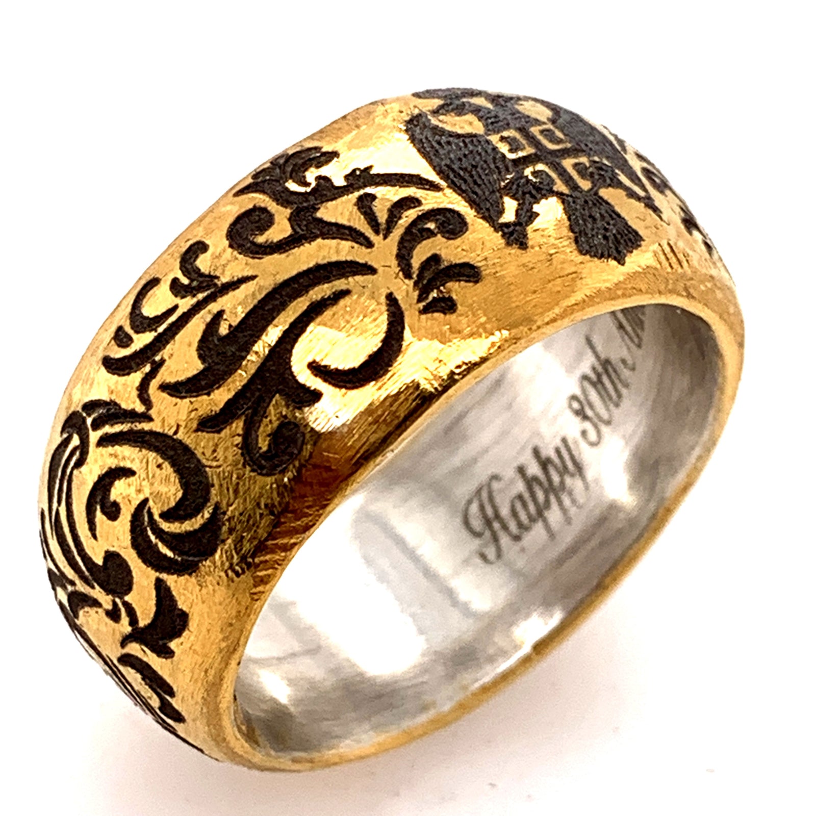 Care instruction for gold plated jewelry.