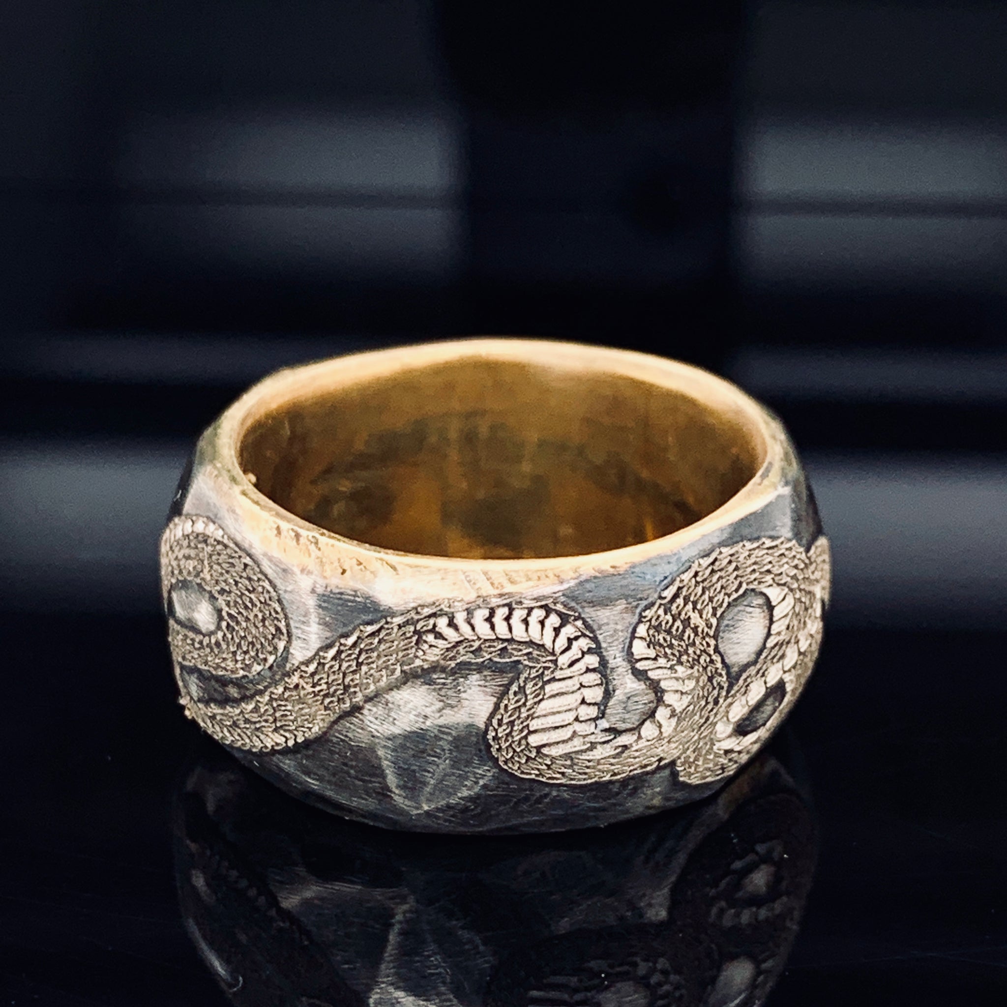 MEENAZ Snake Ring For Men Fashion Silver Ring For Women Girls Unisex Ring  oxidised Stainless Steel Titanium, Platinum, Gold, Silver Plated Ring Price  in India - Buy MEENAZ Snake Ring For Men