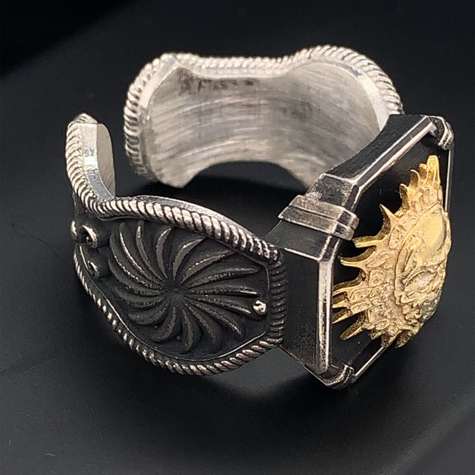 Skull Ring, Gold Skull Ring, Biker Ring, Gothic Style Ring, Handmade Ring, Mens Fashion Ring, Unique Skull Ring , Mens Silver Skull Ring